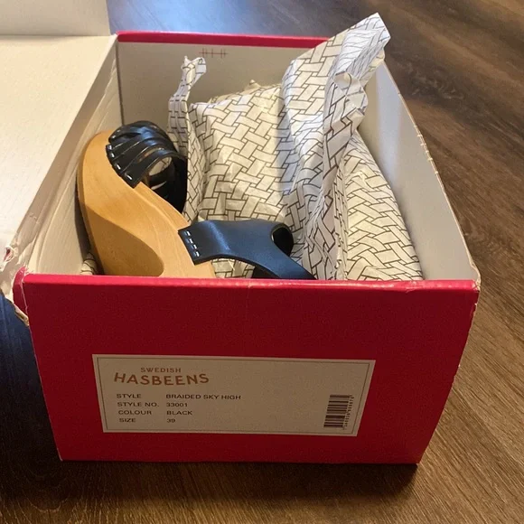 Swedish Hasbeens Braided Sky High - Picture 6 of 6